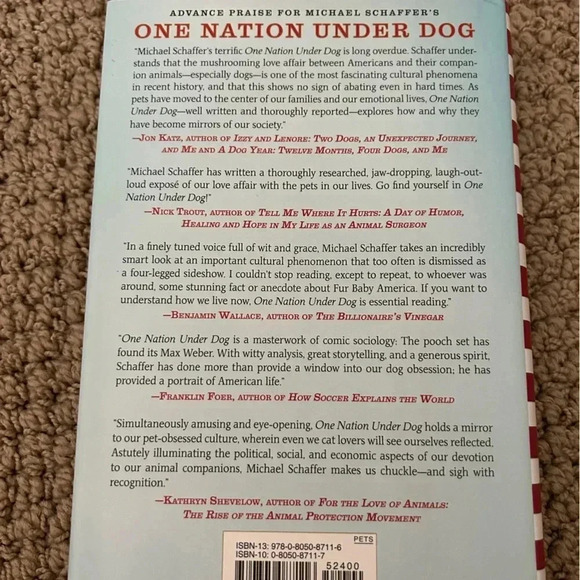 EUC Novel hardback One Nation Under Dog - Picture 8 of 9